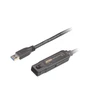 ATEN 15 m USB 3.2 Gen1 prailginimo kabelis, 15 m, USB A, USB A, USB 3.2 Gen 1 (3.1 Gen 1), 5 Gbit/s, juodas