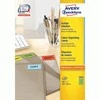 Lipnios etiketės Avery Zweckform, A4, 210x297mm, 1 etiketė lape, 100 lapų, žalios spalvos