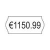 Avery Roll-up kainų etiketės vienos eilės ženklinimo mašinoms; visam laikui; 1500 etikečių / ritinys; 10 ritinių/pak.; 12 x 26 mm, balta