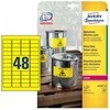 Avery Zweckform Heavy Duty 45,7 x 21,2 mm geltona