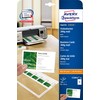 Avery Zweckform vizitinės kortelės, matinės, balta, A4, 200 g/m2, 85x54mm, 10 lapų, lazeriniams ir rašaliniams spausdintuvams, O