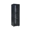 Q Lantec ALAN Spintelė rakinama, vienos sekcijos A-LAN SS-42U-600-1000-02-C (42U, 19', 2050mm / 600mm / 1000mm, stovimas, Stiklas, Atidaromas,