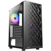 GAMING dėklas AZZA Spectra 280B, su 1xARGB ventiliatoriumi, šoninis langas iš grūdinto stiklo, Be maitinimo šaltinio (apačioje), CSAZ-280B