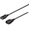 Bachmann šalto prietaiso prailginimas C14/C13, 1 m, juodas