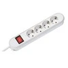 Bachmann lizdų juosta SMART 4 krypčių, balta 1,5 m, su jungikliu
