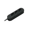 Bachmann lizdų juosta SMART 3 krypčių, juoda 3,0 m, be jungiklio