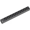 Bachmann 9x Schuko, 2m elektros tinklo ilgintuvas 9 AC išvestis(ys / čių) Juoda