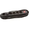 Bachmann lizdų juosta SMART 6 krypčių, juoda 5,0 m, su jungikliu