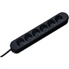 Bachmann SMART 6x Gniazd juodas Strom 5m