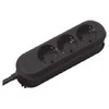 Bachmann lizdų juosta SMART 3 krypčių, juoda 1,5 m, be jungiklio