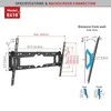 Barkan Flat/ Curved TV Wall Mount E410+ Sieninis laikiklis, Pakreiptas, 32-90 ", Maksimalus svoris (talpa) 60 kg, Juodas