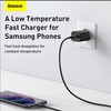 Baseus Super Si greitas įkroviklis 1C 25W su USB-C - USB-C kabelis 1m - Juodas