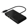 Belkin USB-C į Gigabit-Ethern. HDMI/VGA/USB-A adapteris, 100W PD