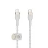 Belkin CAB011bt2MWH BOOST CHARGE™ USB-C į USB-C 2.0 silikonu pintas 2 m Balta