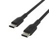 Belkin USB-C/USB-C kabelis 1m PVC, juodas CAB003bt1MBK