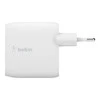 BELKIN DUAL USB-A SIENINIS Įkroviklis, 12W X2, Baltas