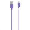 Belkin Range 2m Micro USB kabelis išmaniesiems telefonams ir planšetiniams kompiuteriams - Violetinė