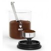Waste-preventing glass coffee jar Bialetti