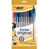 Rašiklis Bic Cristal Original, 10 vnt., įvairių spalvų, 1.0 mm