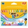 Kreidelės BIC Plastic , 12 vienetų