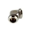 Bitspower Multi-Link adapteris 90 laipsnių 12mm OD iki 12mm OD kietas vamzdelis - blizgus juodas