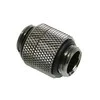 Bitspower Adapteris straight G1/4 inch female to G1/4 inch female – rotary, glossy juodas