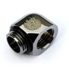 Bitspower Adapteris 90 Grad G1/4 col. AG for G1/4 col. IG – juodas glossy