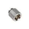 Bitspower adapteris G1/4 colio kištukas į G1/4 colio kištuką – 15 mm, blizgiai juodas