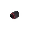 Bitspower adapteris G1/4 colio kištukas į G1/4 colio kištuką – 15 mm, juodos spalvos