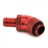 Bitspower connector 45 degrees G1/4 inch male thread to 10mm ID – rotatable, red