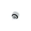 Bitspower Multi-Link Adapteris Connection straight G1/4 inch female thread to 12mm OD hard tube – baltas