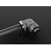 Bitspower Multi-Link Adapteris Anschluss 90 Grad G1/4 col. AG auf 12mm AD Hardtube – drehbar, sidabrinis
