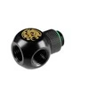 Bitspower Adapteris Q-Splitter G1/4 Inch AG to 3x G1/4 Inch IG – matt juodas