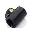 Bitspower Adapteris T-Splitter 3x G1/4 inch female thread – matte juodas