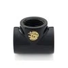 Bitspower Adapteris T-Splitter 3x G1/4 inch female thread – matte juodas