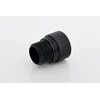 Bitspower adapteris, skirtas „Eheim 1046/1048/1250“ G3/8 colio išoriniam sriegiui į G1/4 colio vidinį sriegį – matinės juodos spalvos