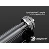 Bitspower None Chamfer PETG Link Tube 16/12mm, 50cm – transparent
