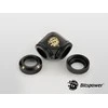 „Bitspower Multi-Link“ adapteris 90 laipsnių 12 mm AD iki 12 mm AD kietas vamzdis – suodžiai