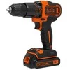 Black &amp; Decker Akumuliatorinis suktuvas-gręžtuvas 18V Ličio jonų + 400mA įkroviklis + 1 akumuliatorius + lagaminas