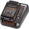 Akumuliatorių kroviklis 1Amp+18V 1,5Ah Li ion akumuliatorius, Black+Decker