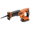 Black &amp; Decker Juodas &amp; Decker Akumuliatorinis tiesinis pjūklas Juodas &amp; Decker; 18 V; 1x1,5 Ah akum.