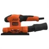 Black &amp; Decker Juodas &amp; Decker Plokštuminis šlifuoklis Juodas &amp; Decker BEW220-QS; 150 W