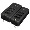 POWERWALK VFD 600 APFC FR Power Walker UPS budėjimo / neprisijungus 600VA 4x FR C10 (10A) + 2x FR C10 OUT (Listwa)