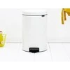Šiukšlių dėžė su pedalu Brabantia NewIcon, 20 l, Balta