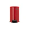 Brabantia „NewIcon“ šiukšliadėžė su pedalu, 3 l, aistros raudonumo