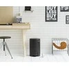 Šiukšliadėžė Brabantia 12 L, 11 37 41 juoda matinė