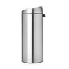 Brabantia Touch Bin Nauja, plieno matinė, 30 L