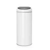 Brabantia Touch Bin Nauja, balta, 30 L