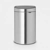 Brabantia Waste Bin Touch Bin Nauja, perdirbama, 23+10 L plieno matinis