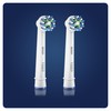 Dantų šepetėlis Oral-B CrossAction 80248026 dantų šepetėlio galvutė 2 vnt Mėlyna, Balta